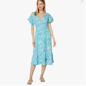 Lilly Pulitzer Juliet Ruffle Midi Dress - Size Medium
